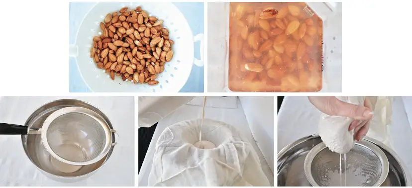 How to make Nut Milk Steps