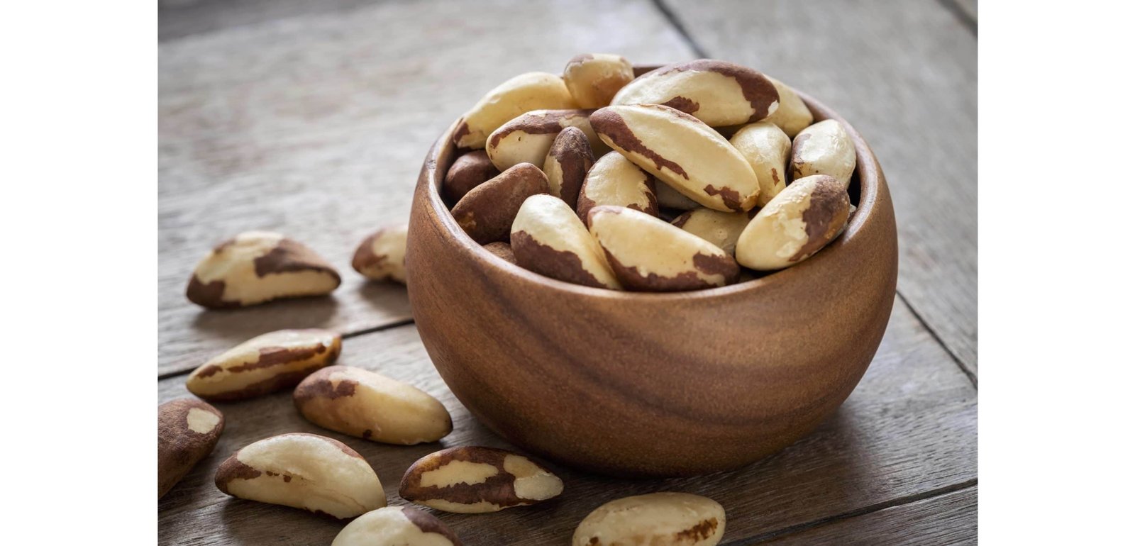 brazil nuts in bowl