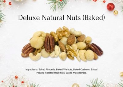 Christmas Deluxe Natural Nuts (Baked)