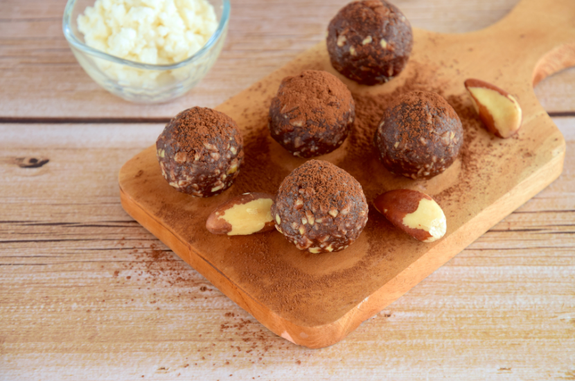 Brazil nut chocolate balls