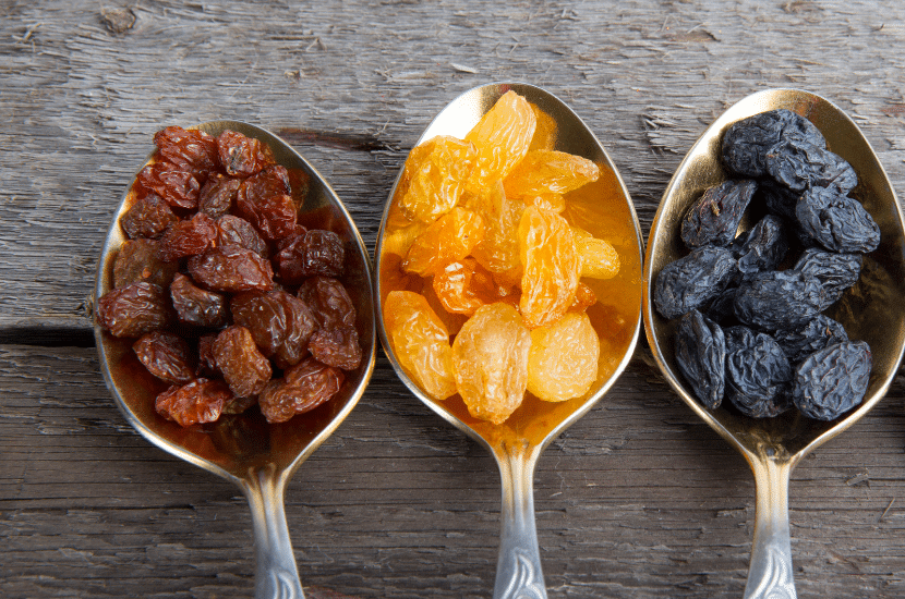 The Difference Between Raisins, Sultanas and Currants