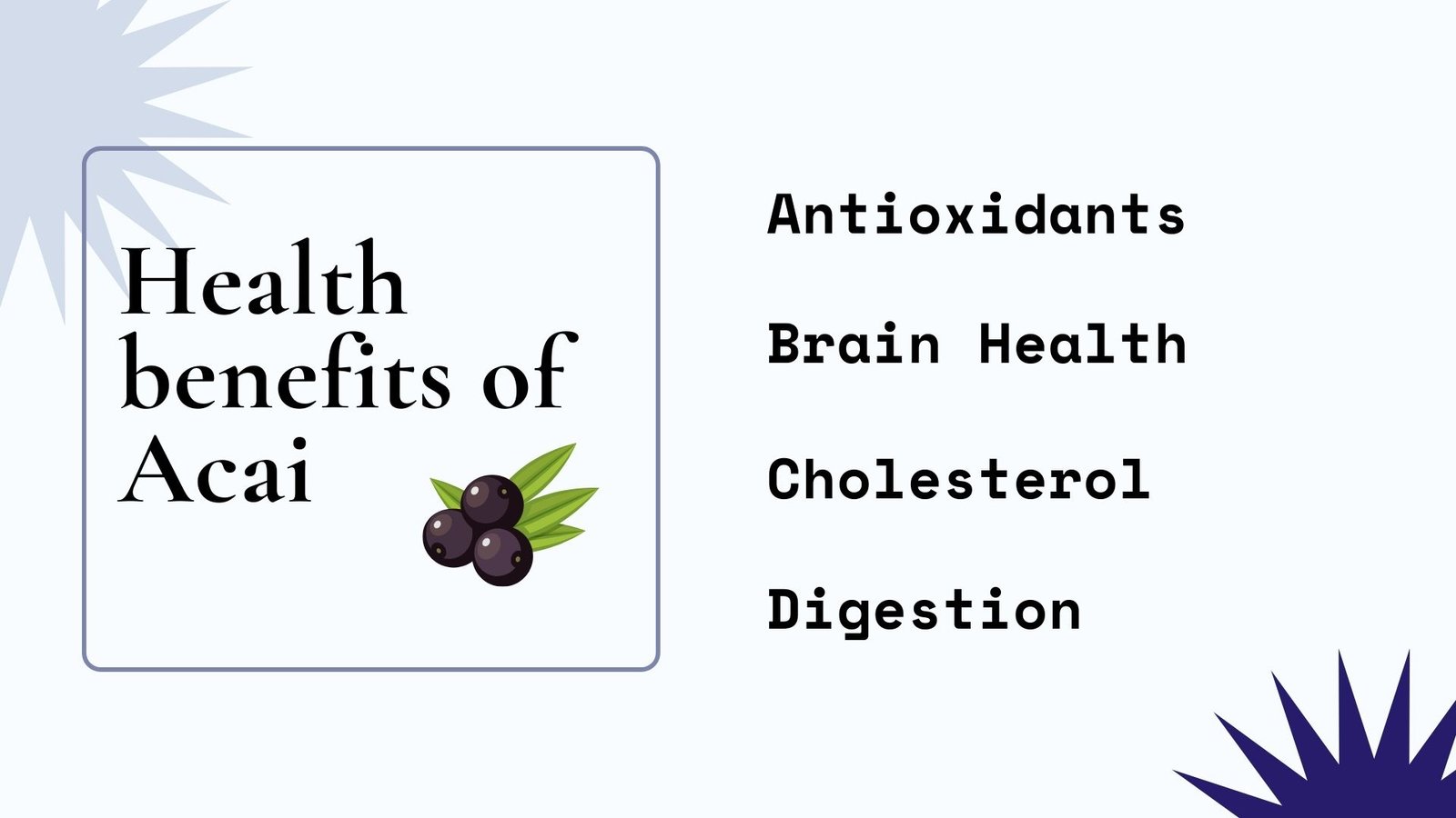 health benefit acai 