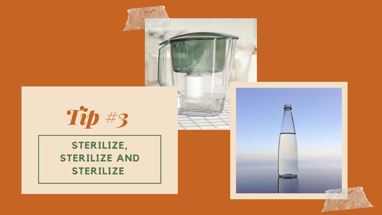 tip 3 sterilize containers and equipment