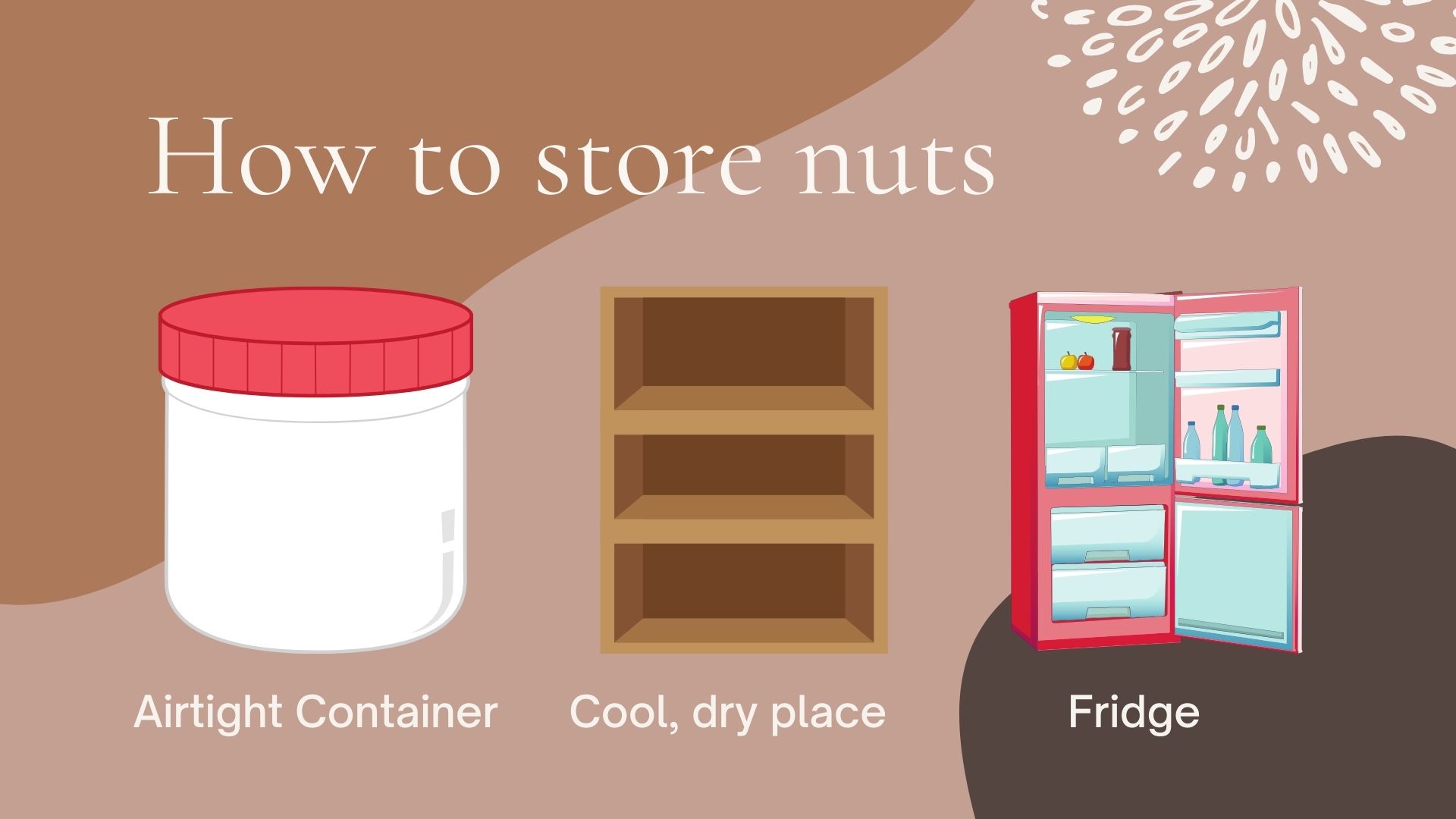 how to store stale nuts