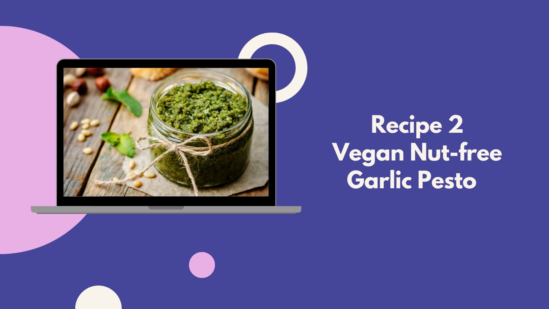 vegan nut-free garlic pesto
