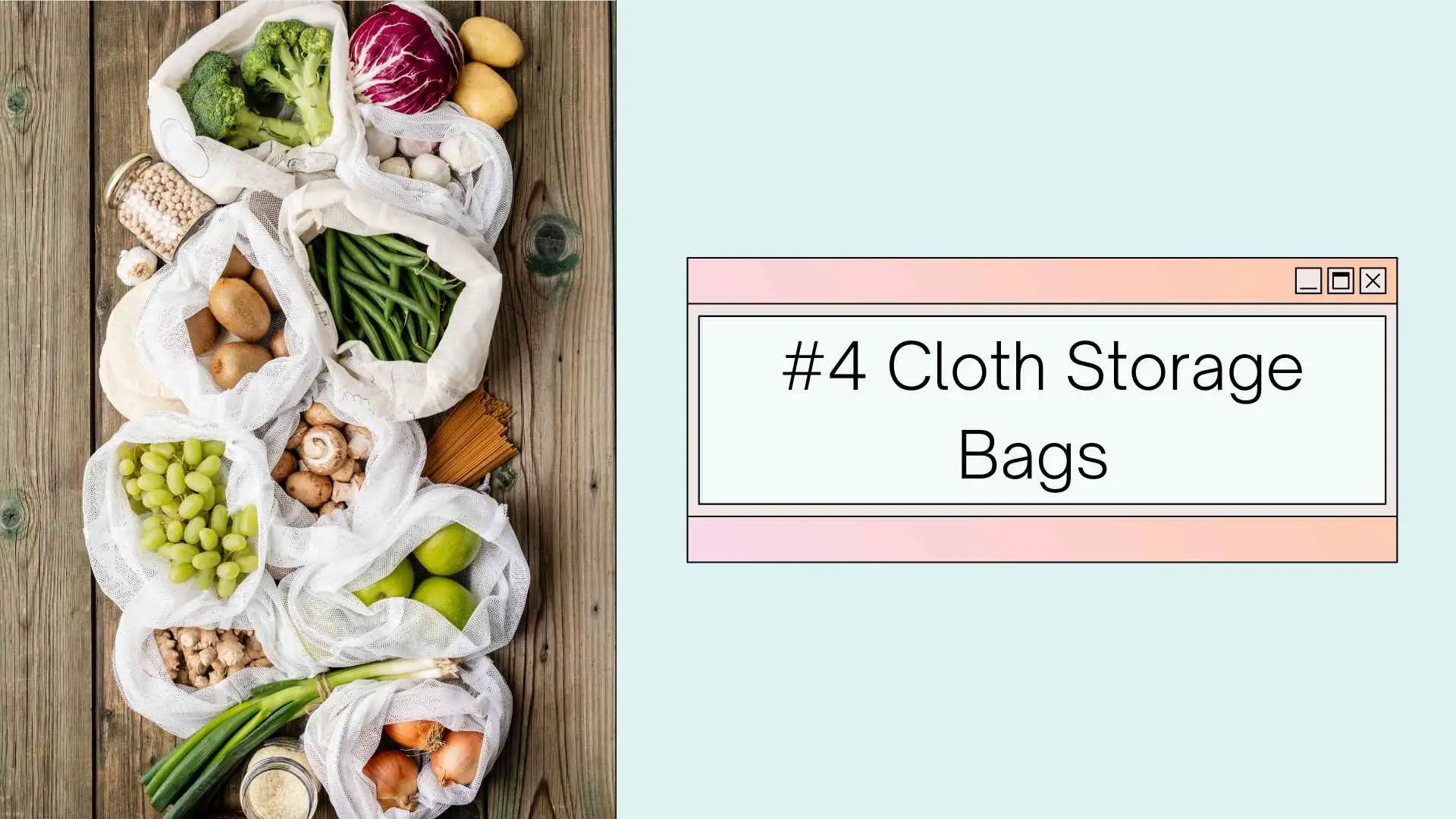 cloth storage bags