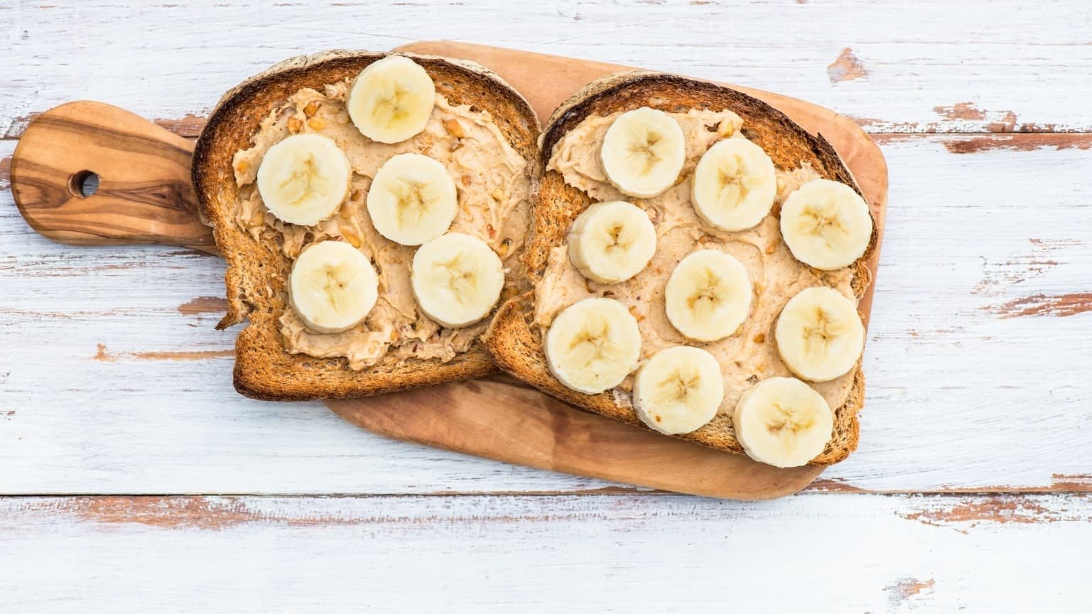 Nut butter banana toast