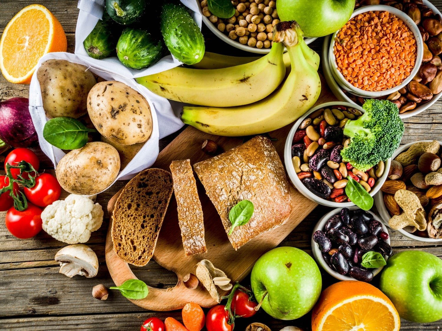 Foods high in fiber